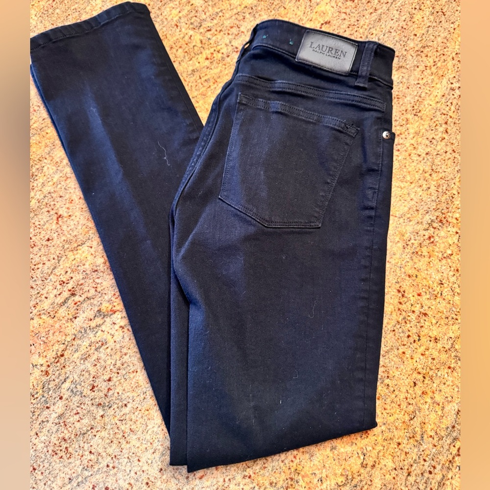 Ralph Lauren black straight leg jeans